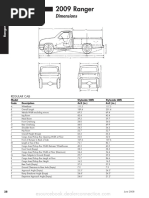 2009 Ford Ranger Specs