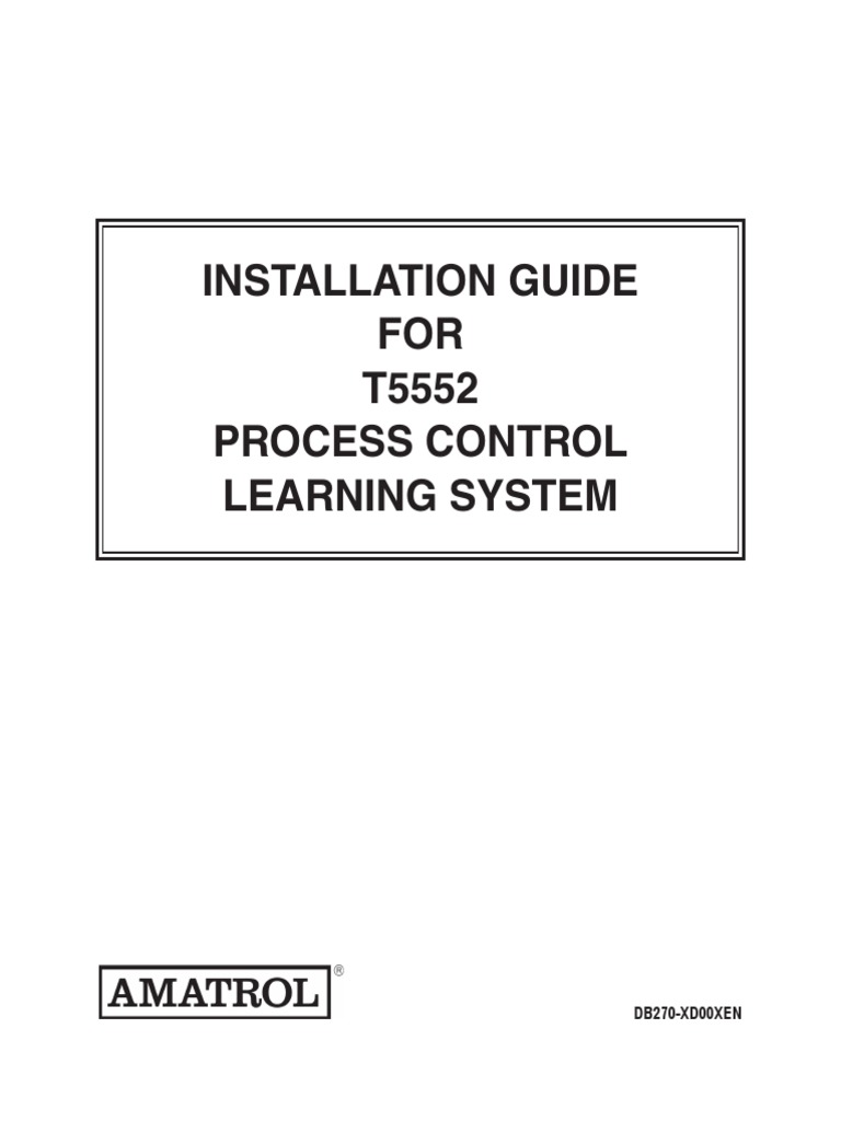 E1 Guia de Instalacion AMATROL | PDF | Parameter (Computer Programming ...