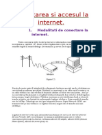 Conectarea Si Accesul La Internet