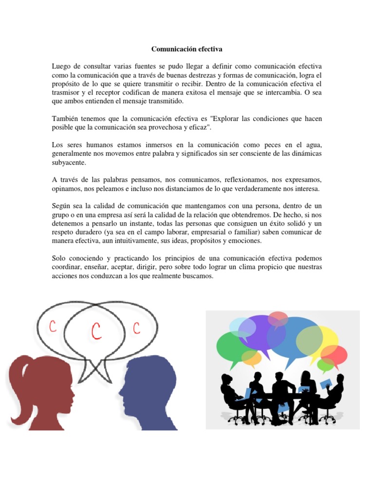 Claves de la Comunicación Efectiva | PDF | Crecimiento personal y ...