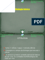 Citologia e Histologia Basica