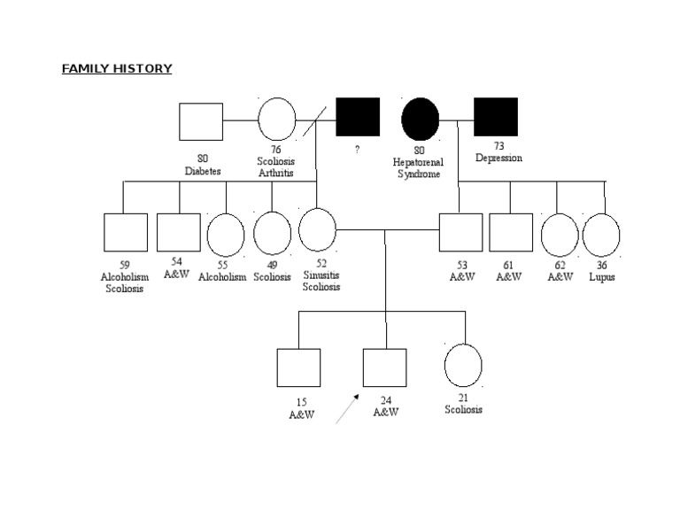 Family Health Conditions Overview | PDF