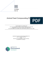Animal Feed Compunding Process