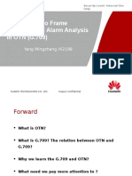 Introduction To Frame Structure and Alarm Analysis in OTN