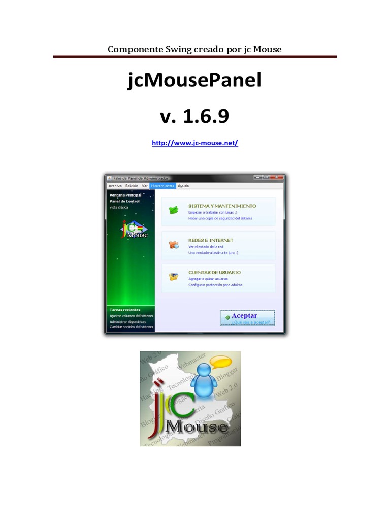 jcMousePanel: Componente Swing para Java | PDF | Color | Java (lenguaje ...
