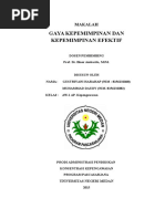 Makalah Gaya Kepemimpinan Msdm