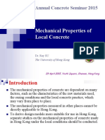 5 Mechanical Properties of Local Concrete by Dr Ray Su