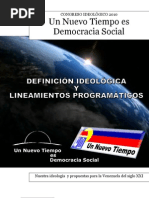 Definición ideológica y lineamientos programáticos UNT
