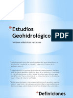 Estudios Geohidrológicos