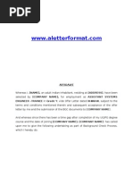 Download Sample Affidavit to the Company for Time Gap in Joining by wwwaletterformatcom SN30011914 doc pdf