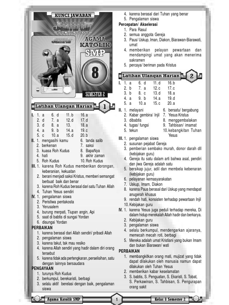 Katolik Kelas 8