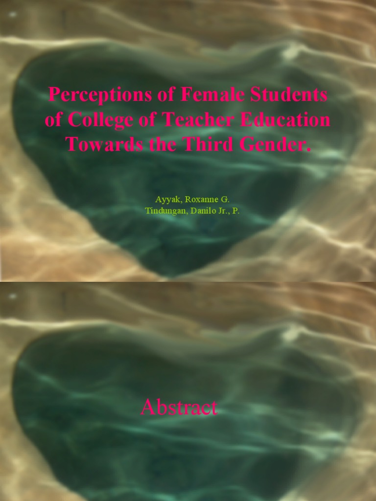 A Reseacrh About Third Genders | PDF | Sex | Gender Studies