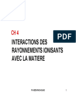 Interactions Des Ri Avec La Matiere