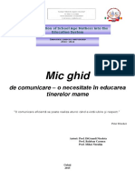 Ghid de Comunicare 0 Necesitate in Educarea Tinelor Mame