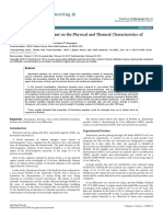 Effect of Biofield Treatment on the Physical and Thermal Characteristics of Aluminium Powders