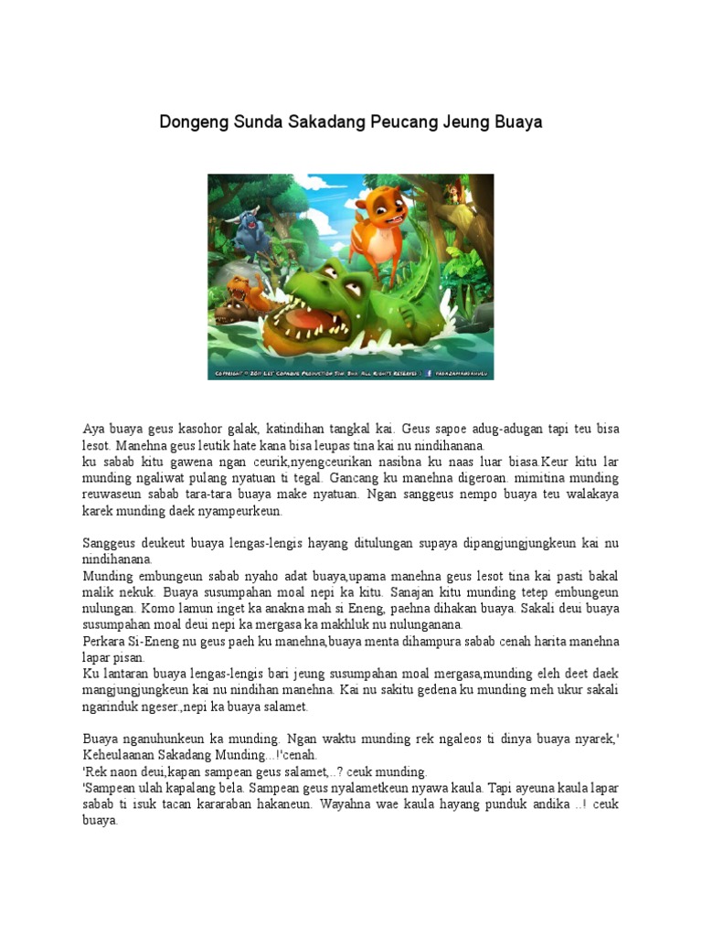 Ongeng Sunda Sakadang Peucang Jeung Buaya Pdf