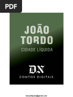 Cidade Líquida - João Tordo
