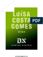 Mania - Luísa Costa Gomes