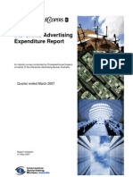 IAB Online Advertising Expenditure Report: Quarter Ended March 2007