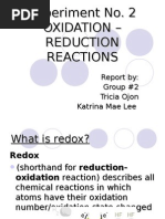 Download Expt 2 Oxidation Reduction Reactions by twinkledreampoppies SN30014845 doc pdf