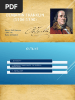 Benjamin Franklin (1706-1790) : Name: Linh Nguyen Class: 5A Date: 5/20/2015