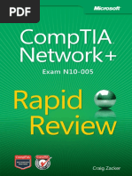 CompTIA Networkplus Rapid Review Exam N10 005