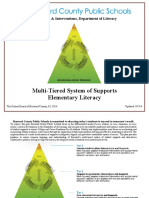 Multi-Tiered System of Supports Elementary Literacy