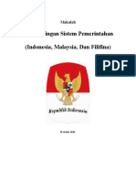 Perbandingan Sistem Pemerintahan (Indonesia, Malaysia, Dan Filifina)