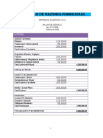 Razones Financieras - Ojo