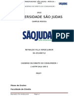 Caderno Direito Do Consumidro I Usjt 2015