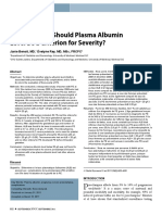 Preeclampsia: Should Plasma Albumin Level Be A Criterion For Severity?
