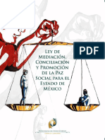 Ley de Mediación, Conciliación y Promoción de La Paz Social para El Edo. de Méx.