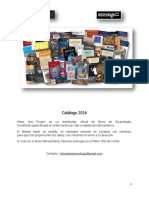 Catálogo 2016 Libros Escenología