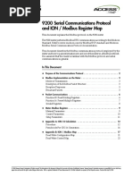 9200 Serial Communications Protocol and ION / Modbus Register Map