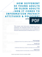 How Different Are Young Adults From Older Adults When It Comes to Information Privacy Attitudes and Policies