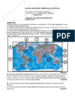 2012 Geografie Nationala Clasa A XI-A Proba Teoretica Subiecte