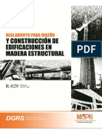 Reglamento Para Diseño y Construccion de Edificaciones en Madera Estructural