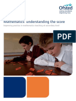 Mathematics: Understanding The Score: Improving Practice in Mathematics Teaching at Secondary Level