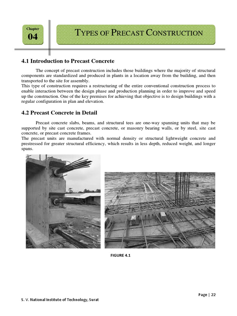 Overview of Precast Concrete Methods | PDF | Precast Concrete ...