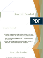 reaccion desidual