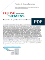 Servicio Asistencia Tecnica de Siemens Barcelona