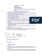 Intrebari Elementare Despre Procesarea Semnalelor