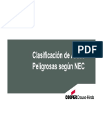 Areas Clasificadas NEC