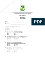 Mathematics Form 5