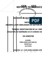 I UNIDAD Desarrollo de Habilidades en El Contexto Empresarial