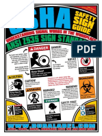 OSHA Safety Sign 8.5x11 Poster