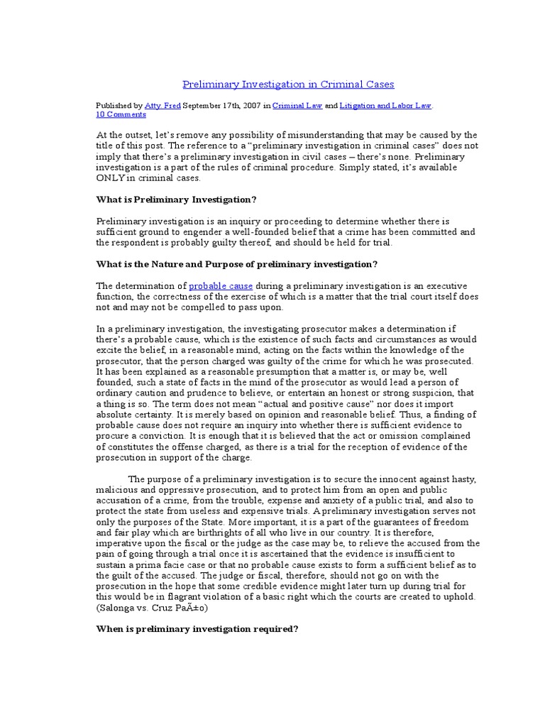 Understanding Rejoinder Affidavits in Investigations | PDF | Prosecutor ...
