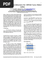 2. an Efficient Architecture for 128 Bit Carry Select Adder