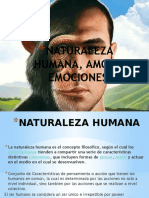 Naturaleza Humana, Amor y Emociones 