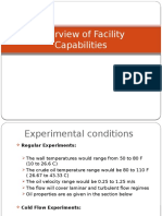 Overview of Facility Capabilities
